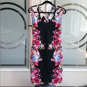 Floral cocktail dress